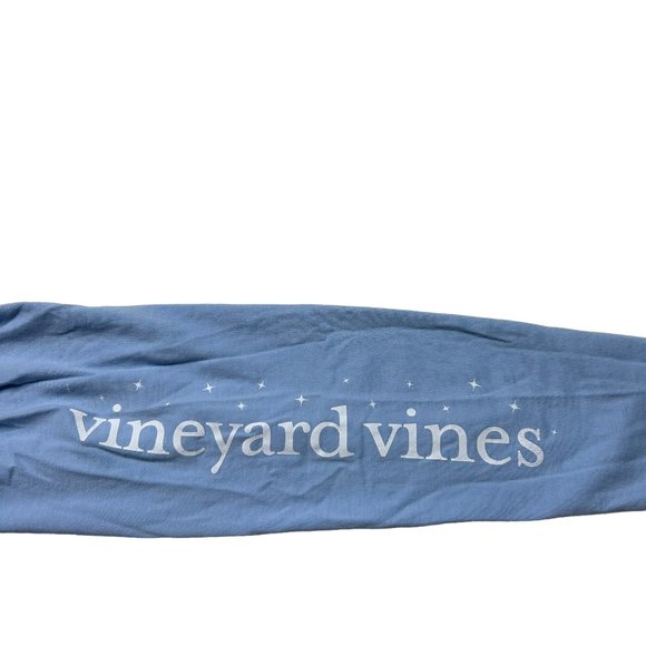 Vineyard Vines Happy Hanukkah Shirt Adult XS Light Blue Long Sleeve Mens - Picture 6 of 7